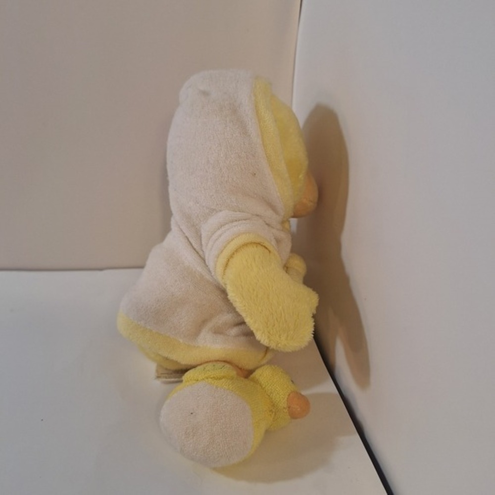 Carter's Just One Year Plush Baby Toy Baby Cuddles Duck in Robe & Slippers - Picture 4 of 9